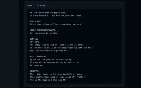 A frame from Letting It Write