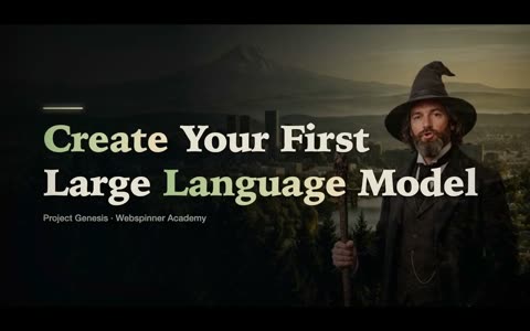 A frame from Create Your First Large Language Model